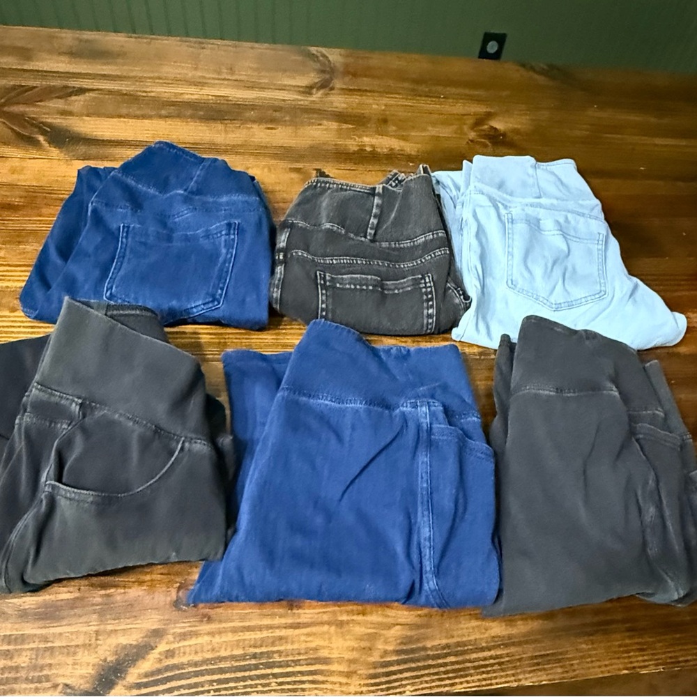 Halara denim legging lot (7 pairs)